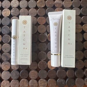 Tatcha NIB 2-pc Kissu set: The Lip Treatment; The Lip Tint in plum blossom